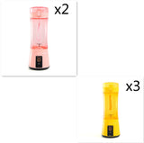 Portable Electric Fruit Juicer Wireless USB Rechargeable Mini Mixer