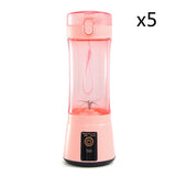 Portable Electric Fruit Juicer Wireless USB Rechargeable Mini Mixer