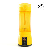 Portable Electric Fruit Juicer Wireless USB Rechargeable Mini Mixer