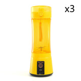 Portable Electric Fruit Juicer Wireless USB Rechargeable Mini Mixer