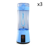 Portable Electric Fruit Juicer Wireless USB Rechargeable Mini Mixer