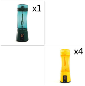 Portable Electric Fruit Juicer Wireless USB Rechargeable Mini Mixer