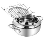 Stainless Steel Telescopic Folding Basket Frying Basket French Fries