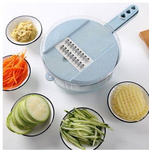 8 In 1 Mandoline Slicer Vegetable Slicer Potato Peeler Carrot Onion Grater With Strainer