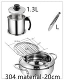 Stainless Steel Telescopic Folding Basket Frying Basket French Fries