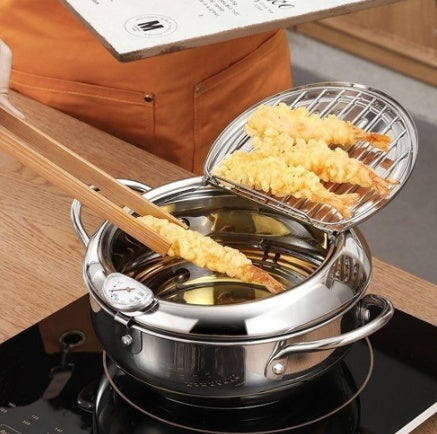 Stainless Steel Telescopic Folding Basket Frying Basket French Fries