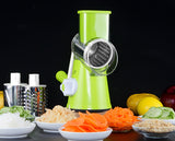 Manual Kitchen Accessories Multifunctional Round Mandoline Potato Slicer Vegetable Cutter