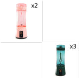 Portable Electric Fruit Juicer Wireless USB Rechargeable Mini Mixer