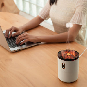 USB Portable Jellyfish Air Humidifier Night Light Lamp Fragrance Humidifier