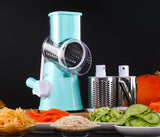 Manual Kitchen Accessories Multifunctional Round Mandoline Potato Slicer Vegetable Cutter