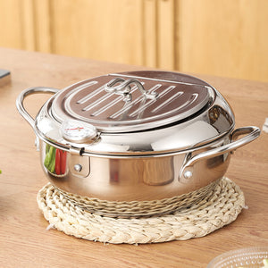 Stainless Steel Telescopic Folding Basket Frying Basket French Fries