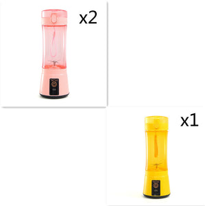 Portable Electric Fruit Juicer Wireless USB Rechargeable Mini Mixer