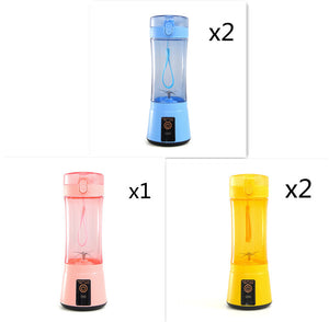 Portable Electric Fruit Juicer Wireless USB Rechargeable Mini Mixer