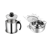 Stainless Steel Telescopic Folding Basket Frying Basket French Fries
