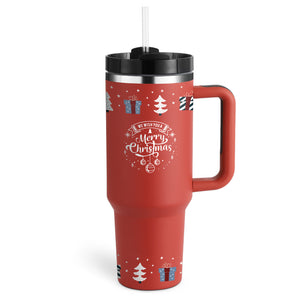 40 Oz Tumbler With Handle Straw Insulated, Stainless Steel Spill Proof Vacuum Coffee Cup Suitable For Car Gym Office Travel