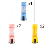 Portable Electric Fruit Juicer Wireless USB Rechargeable Mini Mixer
