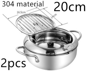 Stainless Steel Telescopic Folding Basket Frying Basket French Fries
