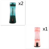 Portable Electric Fruit Juicer Wireless USB Rechargeable Mini Mixer