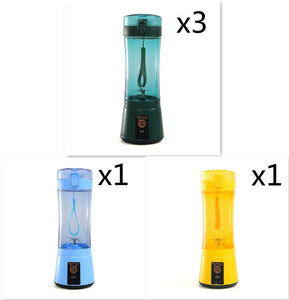 Portable Electric Fruit Juicer Wireless USB Rechargeable Mini Mixer