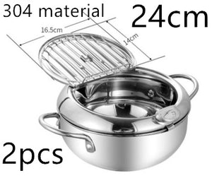 Stainless Steel Telescopic Folding Basket Frying Basket French Fries