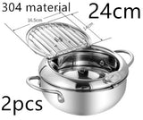 Stainless Steel Telescopic Folding Basket Frying Basket French Fries