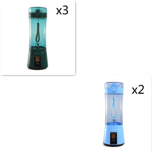 Portable Electric Fruit Juicer Wireless USB Rechargeable Mini Mixer