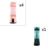 Portable Electric Fruit Juicer Wireless USB Rechargeable Mini Mixer