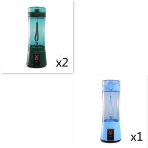 Portable Electric Fruit Juicer Wireless USB Rechargeable Mini Mixer