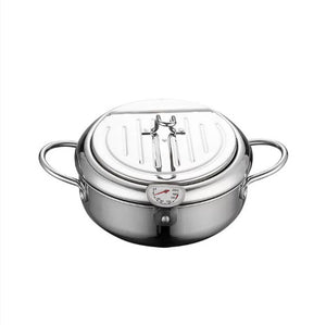 Stainless Steel Telescopic Folding Basket Frying Basket French Fries