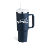 40 Oz Tumbler With Handle Straw Insulated, Stainless Steel Spill Proof Vacuum Coffee Cup Suitable For Car Gym Office Travel