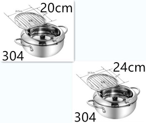 Stainless Steel Telescopic Folding Basket Frying Basket French Fries