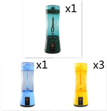 Portable Electric Fruit Juicer Wireless USB Rechargeable Mini Mixer