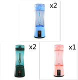 Portable Electric Fruit Juicer Wireless USB Rechargeable Mini Mixer
