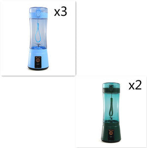 Portable Electric Fruit Juicer Wireless USB Rechargeable Mini Mixer