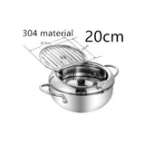 Stainless Steel Telescopic Folding Basket Frying Basket French Fries
