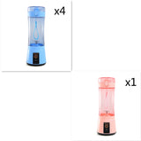 Portable Electric Fruit Juicer Wireless USB Rechargeable Mini Mixer