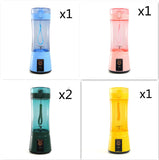 Portable Electric Fruit Juicer Wireless USB Rechargeable Mini Mixer