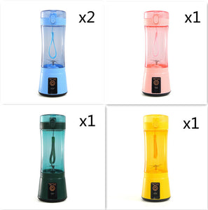 Portable Electric Fruit Juicer Wireless USB Rechargeable Mini Mixer