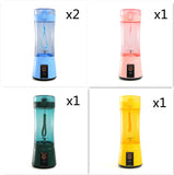 Portable Electric Fruit Juicer Wireless USB Rechargeable Mini Mixer