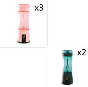 Portable Electric Fruit Juicer Wireless USB Rechargeable Mini Mixer