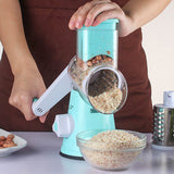Manual Kitchen Accessories Multifunctional Round Mandoline Potato Slicer Vegetable Cutter