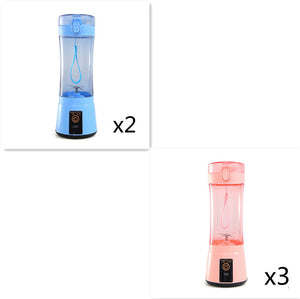 Portable Electric Fruit Juicer Wireless USB Rechargeable Mini Mixer