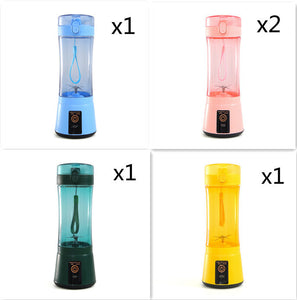 Portable Electric Fruit Juicer Wireless USB Rechargeable Mini Mixer