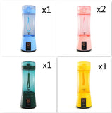 Portable Electric Fruit Juicer Wireless USB Rechargeable Mini Mixer
