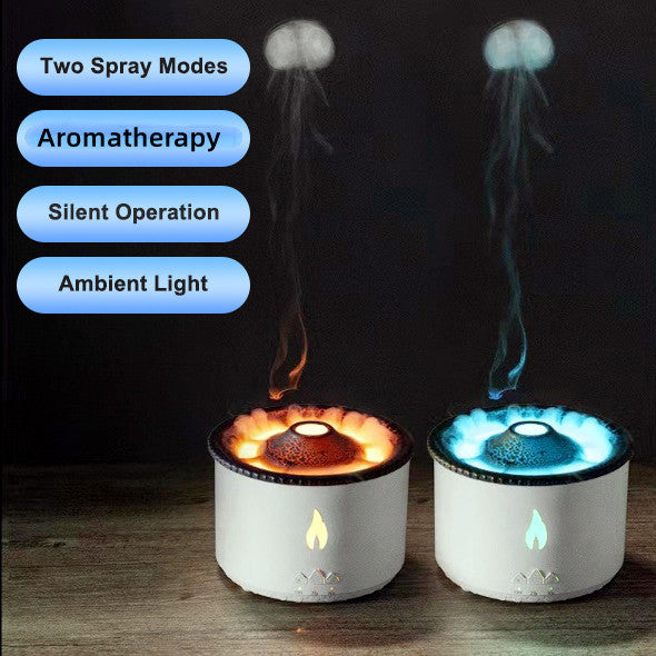 Ultrasonic Essential Oil Humidifier Volcano Aromatherapy Machine Spray