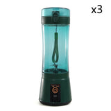 Portable Electric Fruit Juicer Wireless USB Rechargeable Mini Mixer